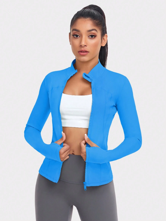 VUTRU Slim Fit Sports Jacket With Thumb Holes