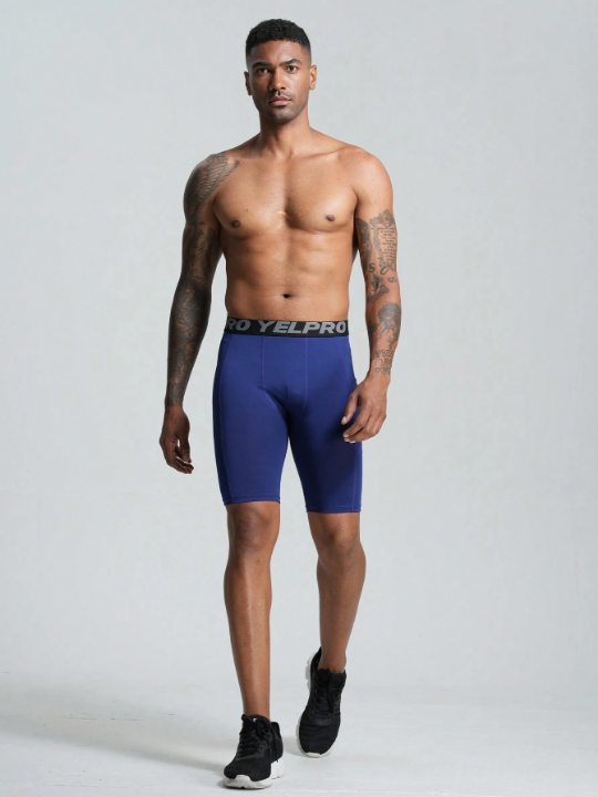 Workout Shorts With Pocket, Sports Running Training Moisture Wicking Elastic Tight Shorts