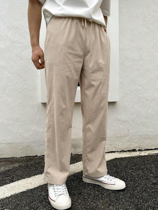 DAZY Men's Corduroy Straight Pants