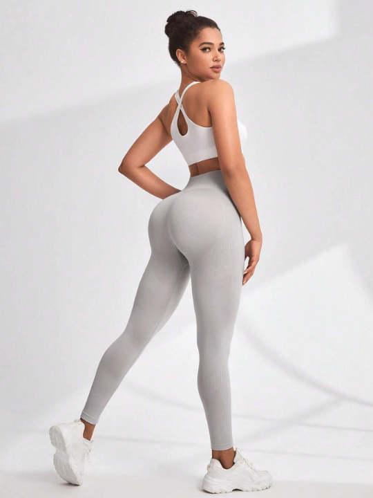 High Waist Seamless Sports Leggings