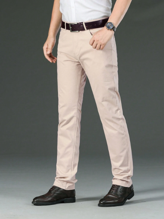 Men's Casual Solid Color Long Pants