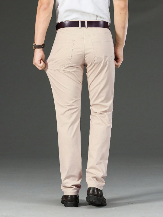 Men's Casual Solid Color Long Pants