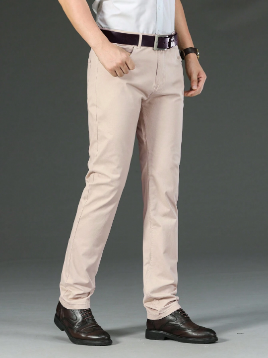 Men's Casual Solid Color Long Pants