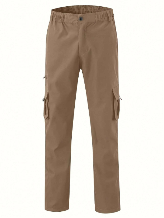 Men Flap Pocket Side Cargo Pants