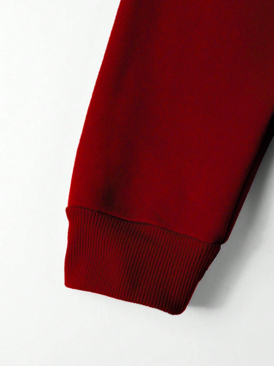 Manfinity Homme Men's Letter Printed Long Sleeve Hoodie