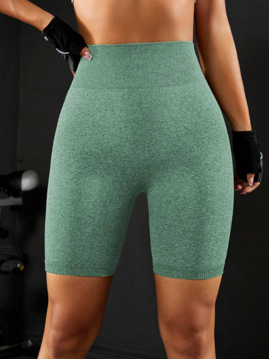 Yoga Basic Seamless High Waist Athletic Shorts