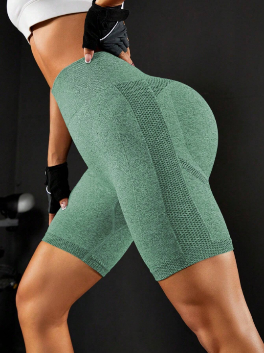 Yoga Basic Seamless High Waist Athletic Shorts