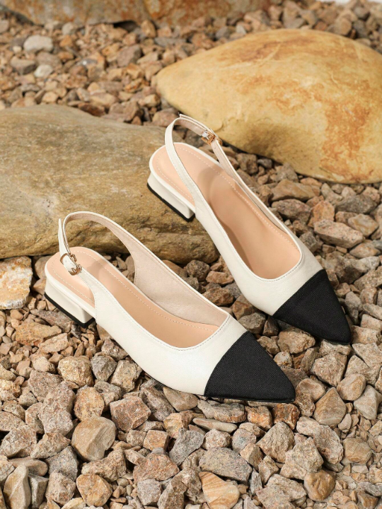 New Arrivals Pointed Toe Flat Vintage, Fashionable And Comfortable, Elegant Backless Mules With Shallow Mouth Women's Shoes