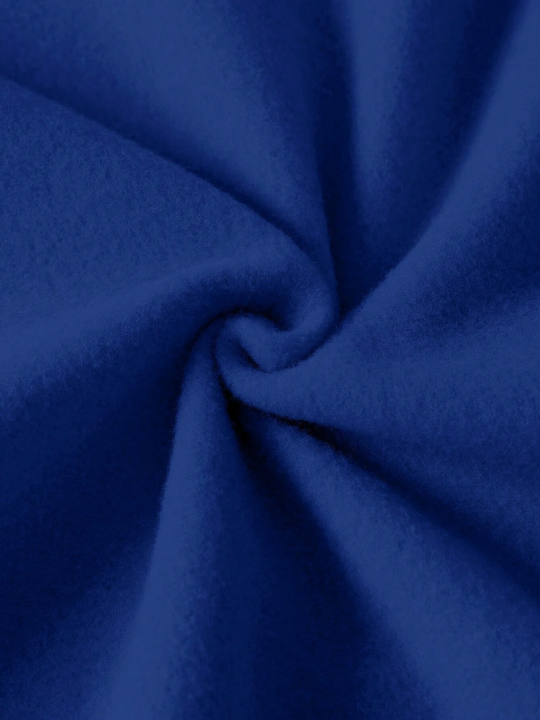 Manfinity Hypemode Men's Thickened Printed Hooded Long Sleeve Sweatshirt With Fleece Lining