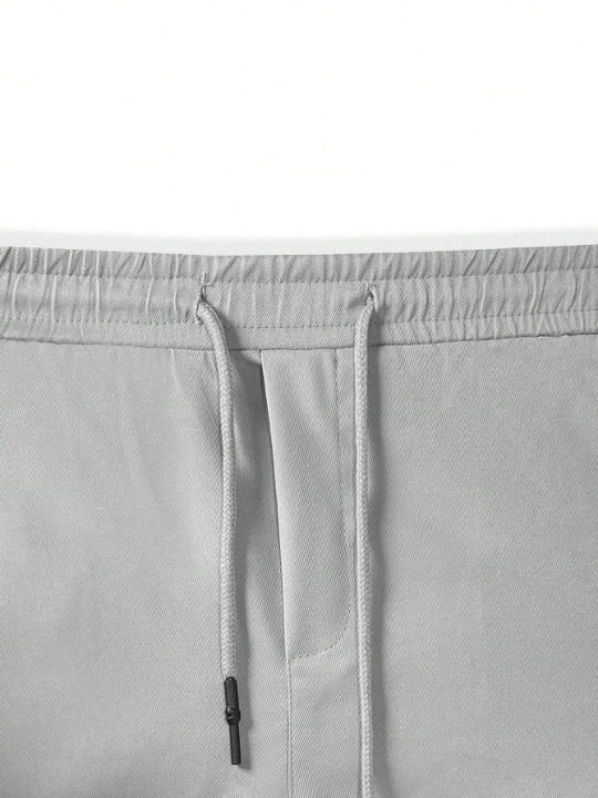 Manfinity Hypemode Men's Drawstring Waistband Slanted Pocket Long Pants
