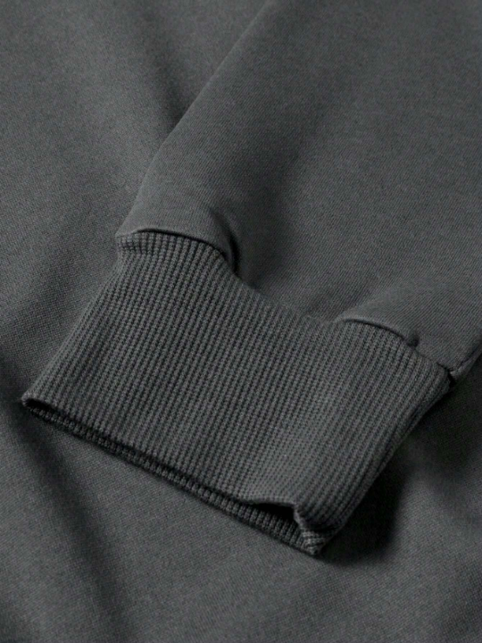 Manfinity Homme Men's Extra Oversized Loose Fit Hoodie Featuring Moon And Planet Print