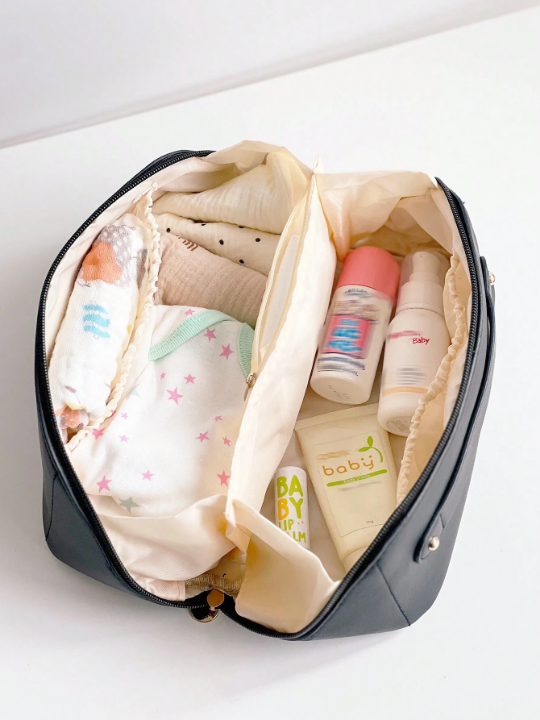 Foldable Portable Pillow Bag For Travel, Can Be Used As Baby Bib, Clothing And Accessory Storage Bag, Mommy Bag