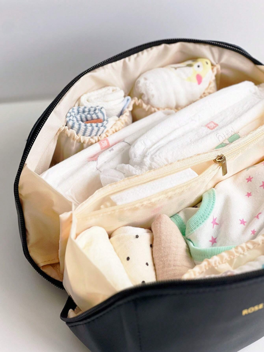 Foldable Portable Pillow Bag For Travel, Can Be Used As Baby Bib, Clothing And Accessory Storage Bag, Mommy Bag