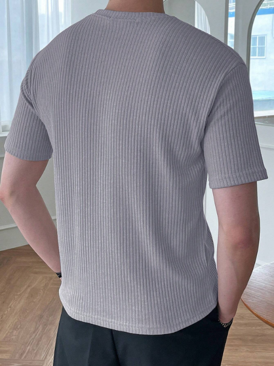 DAZY Men's Solid Short Sleeve T-Shirt For Summer