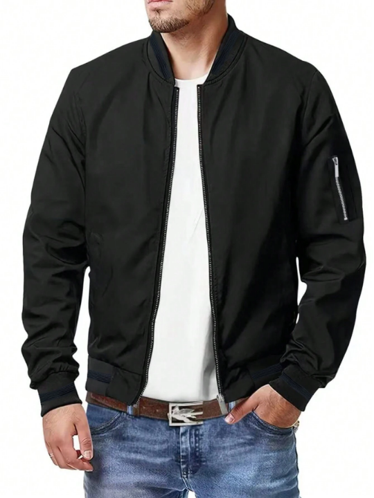 Men's Outdoor Casual Baseball Jacket