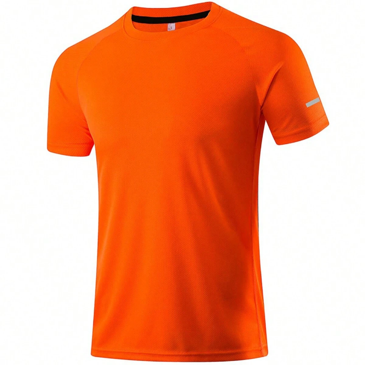 Men's Casual Fitness Clothes Outdoor Sports Quick Dry Short Sleeve T-Shirt And Shorts Suit