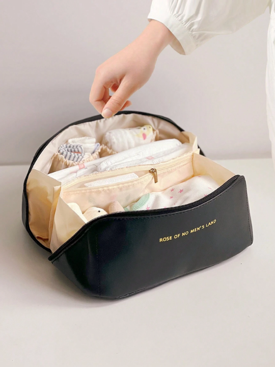 Foldable Portable Pillow Bag For Travel, Can Be Used As Baby Bib, Clothing And Accessory Storage Bag, Mommy Bag