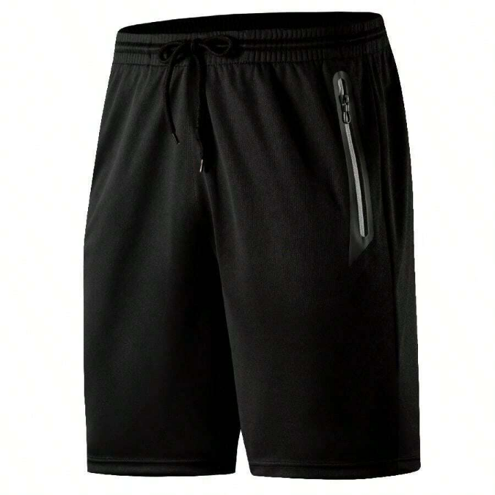 Men's Running Shorts Gym Athletic Shorts With Zip Pockets Quick Dry Sport Workout Shorts For Fitness,Jogger,Trainning