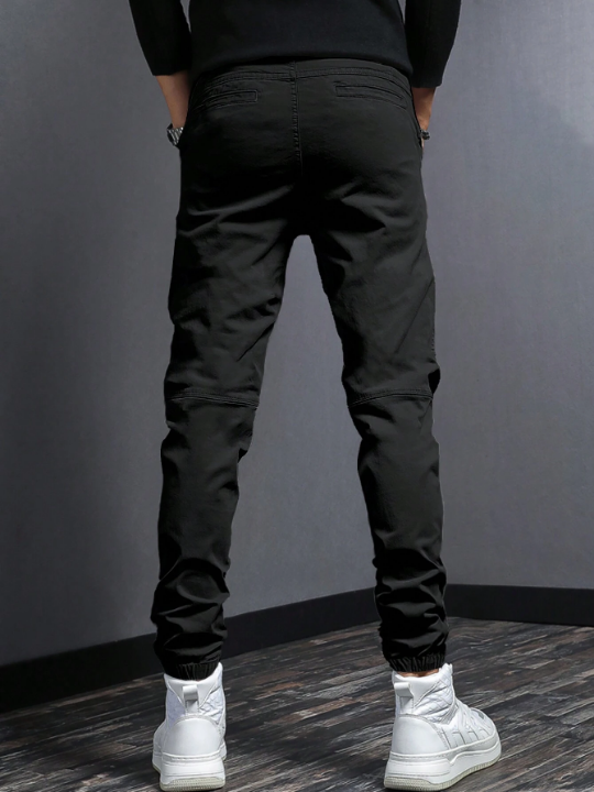 Manfinity Men Solid Slant Pocket Pants