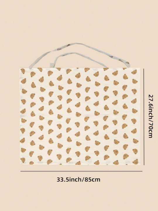 Spring/Summer Soft, Breathable Nursing Cover With Printed Design