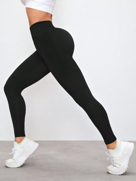 Yoga Basic Seamless High Elasticity Sport Leggings