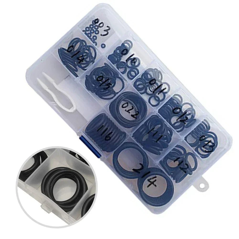 170pcs Scuba Diving Rubber Seal Tank Valve Hose Regulator Seal Rings Repair Kit Pool Replacement Parts For Diving Environment