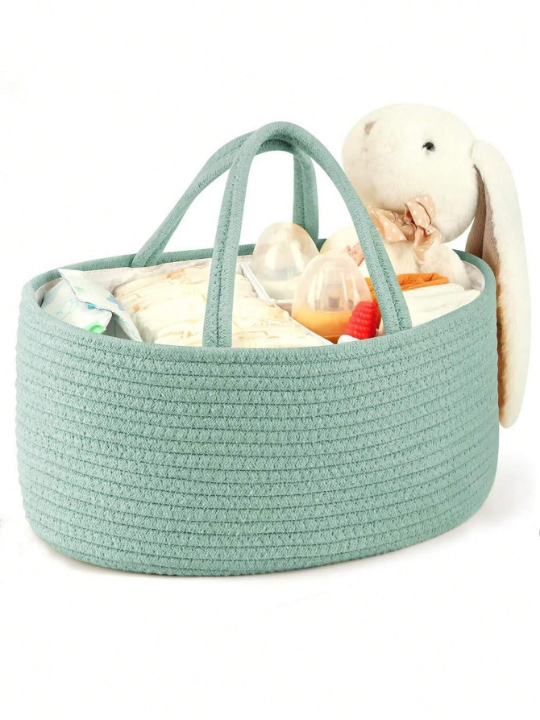 Woven Portable Diaper Storage Bag