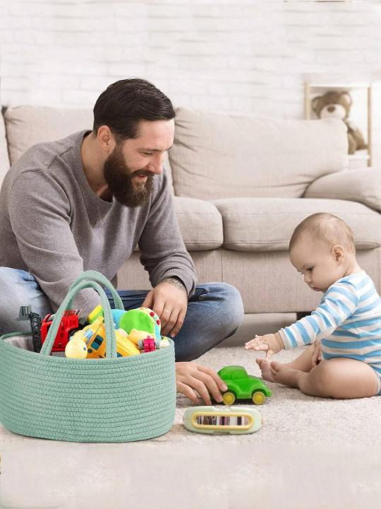 Woven Portable Diaper Storage Bag