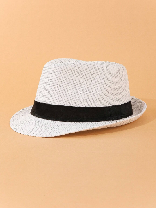 Summer/Autumn Breathable Linen Jazz Hat, British Style Casual Gentleman Fedora