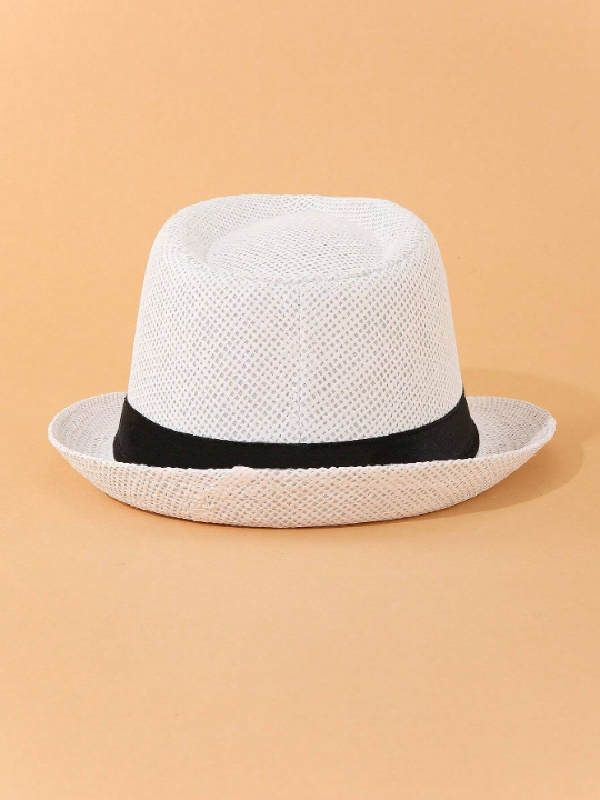 Summer/Autumn Breathable Linen Jazz Hat, British Style Casual Gentleman Fedora