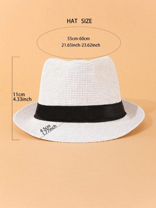 Summer/Autumn Breathable Linen Jazz Hat, British Style Casual Gentleman Fedora