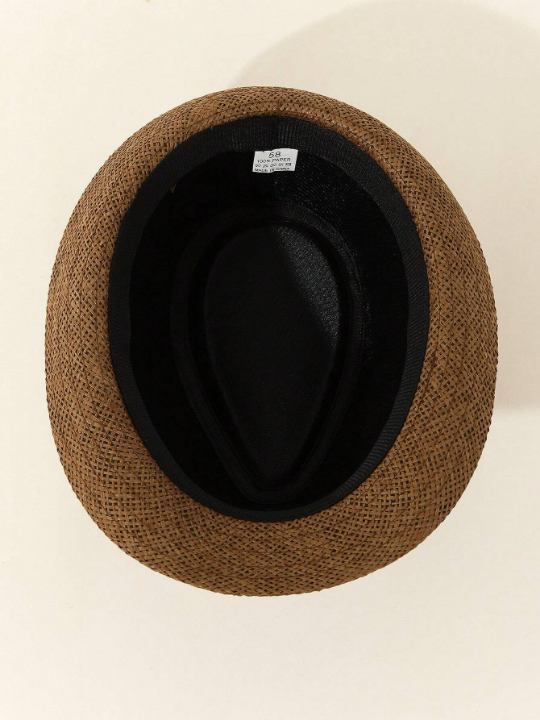 Summer And Autumn Linen Breathable Jazz Hat, British Casual Men's Top Hat