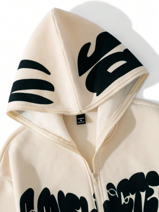 Manfinity EMRG Loose Fit Men's Hooded Sweatshirt With Fleece Lining