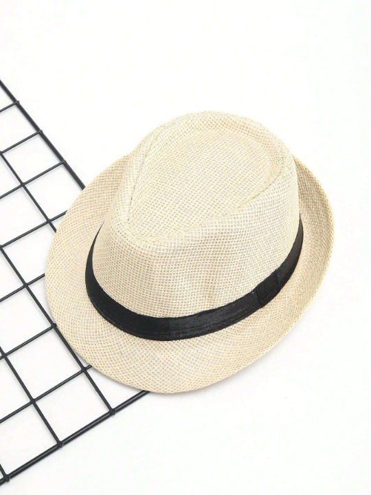 Breathable Linen Jazz Hat For Men, British Style Casual And Elegant Hat For Summer And Autumn