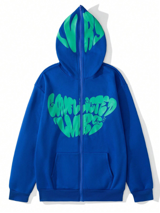 Manfinity EMRG Loose Men's Hooded Sweatshirt With Fleece Lining