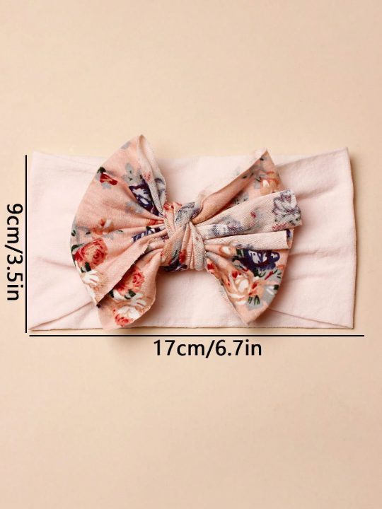 6pcs Fashionable Baby Nylon Decorative Headbands Suitable For Everyday Wear In Spring