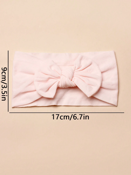 6pcs Spring Fashion Baby Nylon Decorative Headband, Suitable For Daily Wear