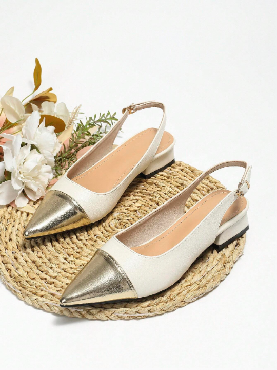 Women's Open Toe Mules With Chunky Heel, Comfortable, Trendy In Summer