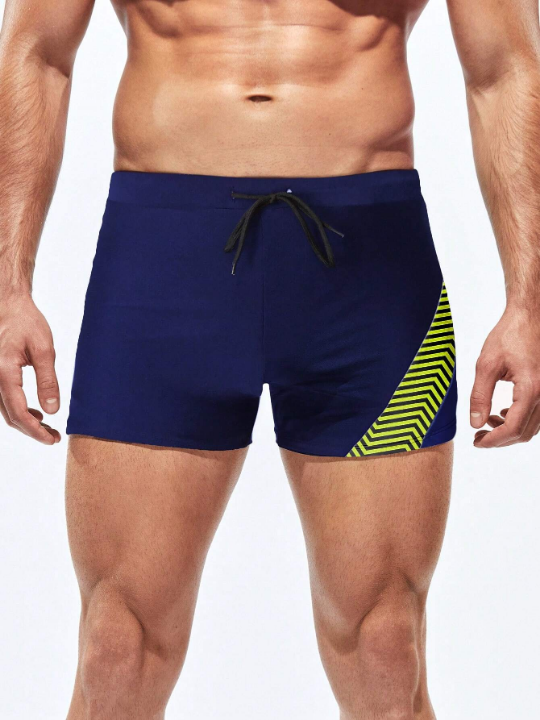 Men's Short Comfortable Sexy Square Leg Swim Trunks