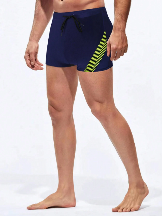 Men's Short Comfortable Sexy Square Leg Swim Trunks