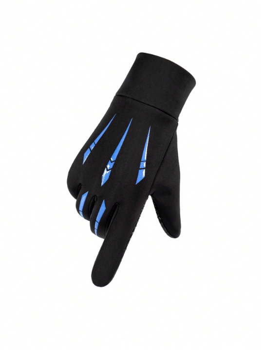 1pair Men's Outdoor Ghost Claw Gloves For Autumn And Winter, Suitable For Riding, Climbing, Fishing And Touch Screen, Also Used For Driving