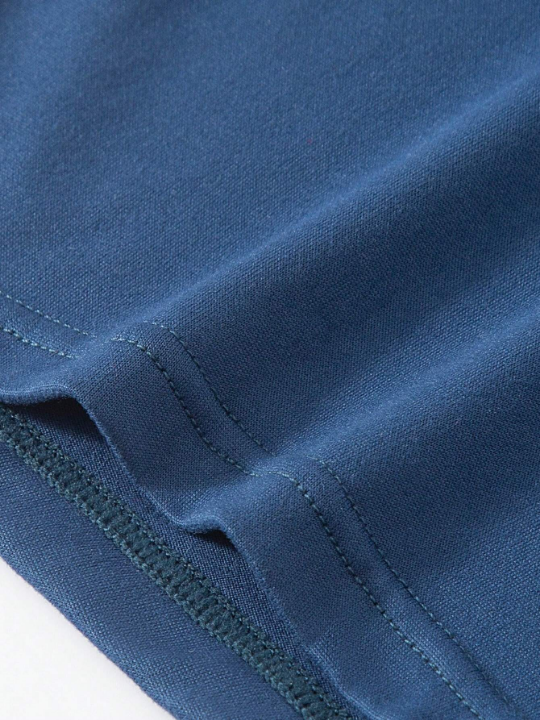 4pcs Men's Boxer Briefs With Letter Weaved Waistband