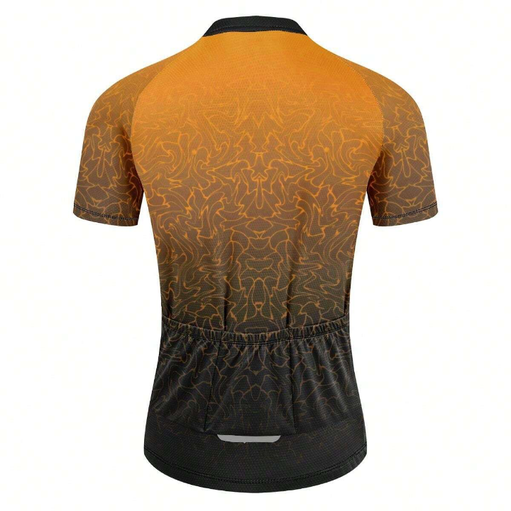 Max Storm Cycling Jersey Man Mountain Bike Clothing Quick-Dry Racing MTB Bicycle Clothes Uniform Breathale Cycling Clothing Wear Gradient Pattern