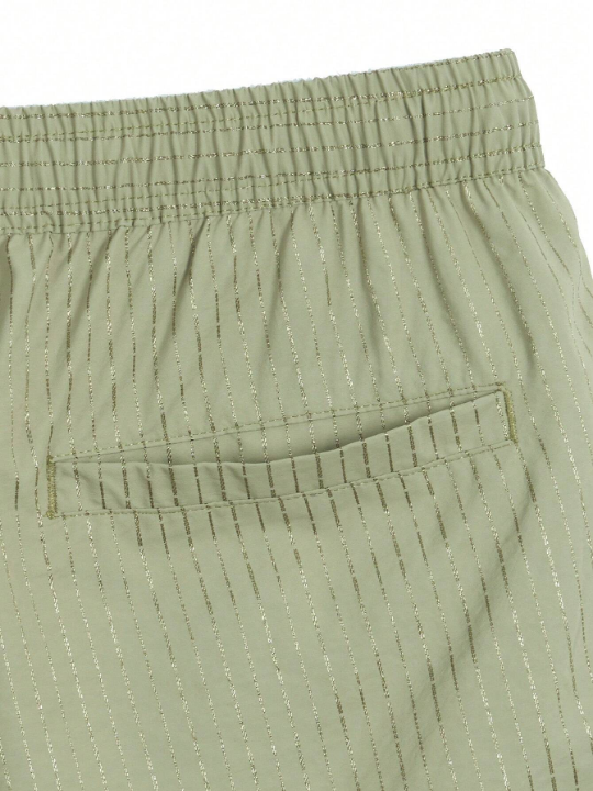 Men's Drawstring Waist Beach Shorts