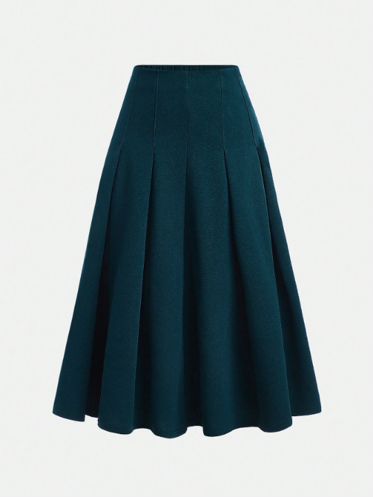 Tween Girl Solid Flare Skirt