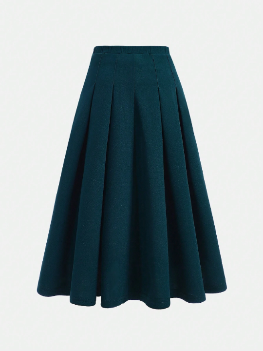 Tween Girl Solid Flare Skirt