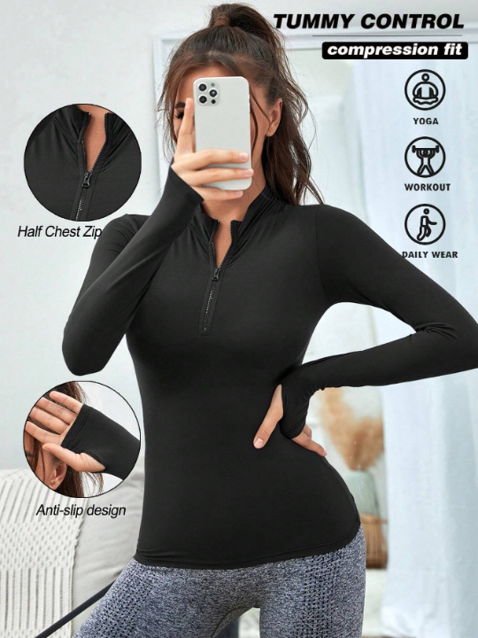 Yoga Basic Women's Simple Solid Color Soft And Breathable Sports Sweatshirt