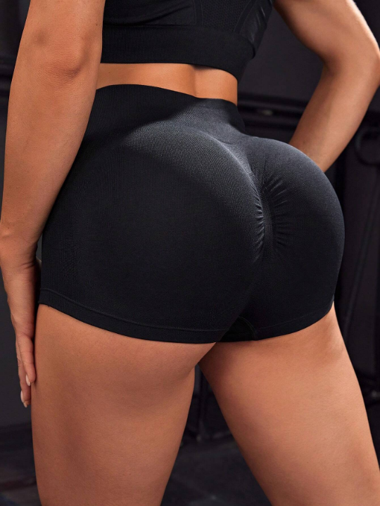 Yoga Basic Women's Ruched Butt Workout Shorts