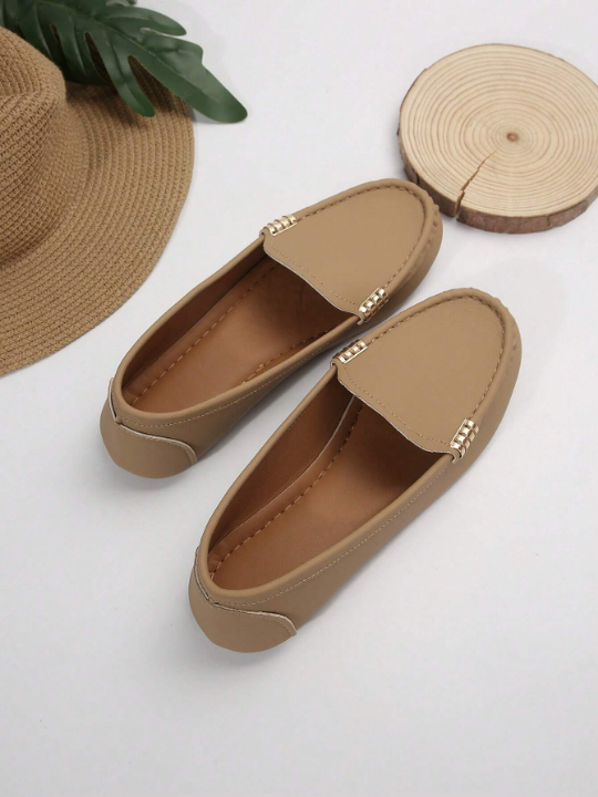 2024 Newest Style Women's Loafers, Low Cut Driving Shoes, Flat Mom Shoes, Large Size Suede Casual Shoes