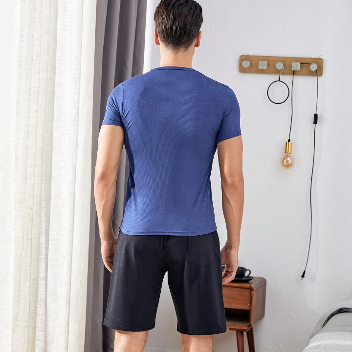 2pcs Loose Sports Tops For Men, Including Short-Sleeved Tshirt Suitable For Gym, Football, Basketball, Running, Etc.